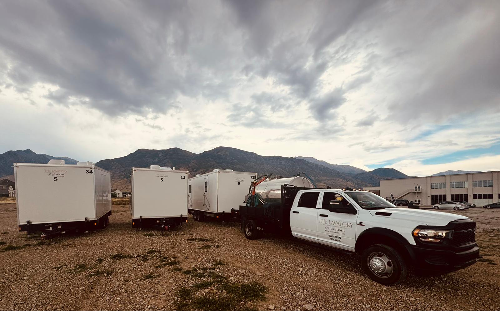 Real camping & glamping deployment by The Lavatory Denver